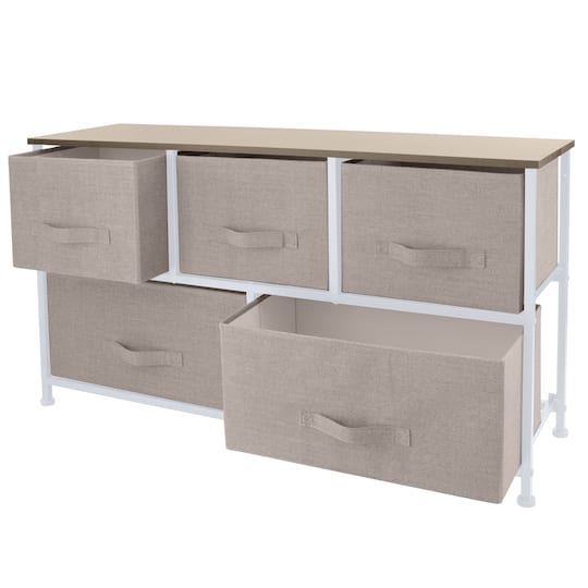 Simplify 5 Drawer Storage Dresser
